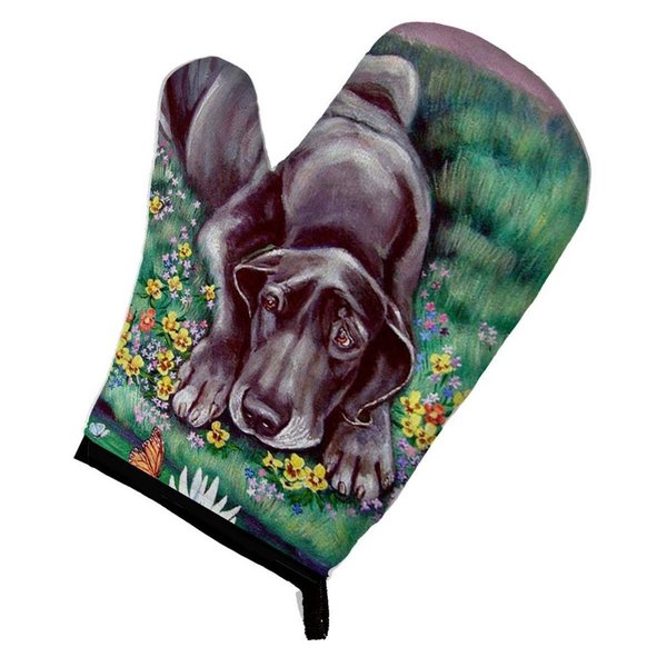 Carolines Treasures Blue Great Dane Oven Mitt 7235OVMT